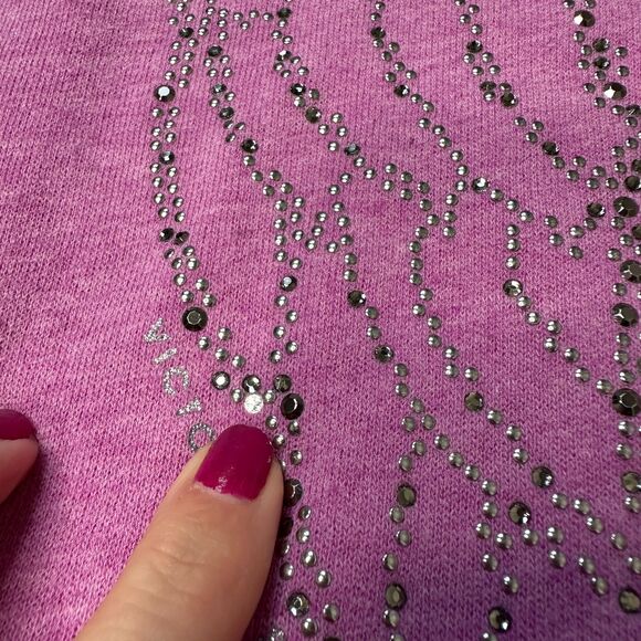 Victoria’s Secret Supermodel Angel Wings Sweatshirt Rhinestones - Picture 15 of 16